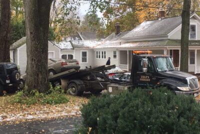 I was so happy to see this junk car go bye bye today.