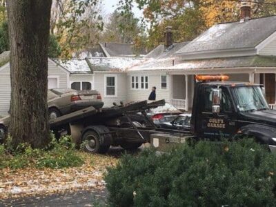 I was so happy to see this junk car go bye bye today.