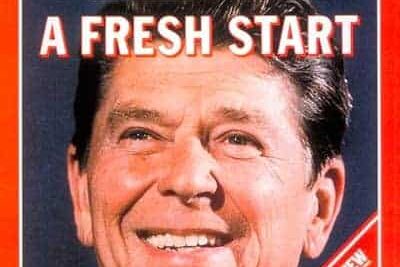 Time Magazine after Ronald Reagan was elected.
