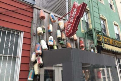 A fish restaurant in Williamsburg, Brooklyn.