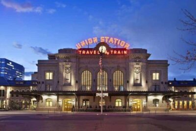 We will be staying in the heart of downtown Denver right on top of Union Station in the Crawford Hotel.