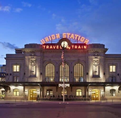 We will be staying in the heart of downtown Denver right on top of Union Station in the Crawford Hotel.