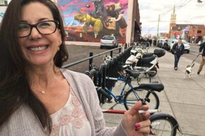 On Larimar Street, the locals are very proud of their dozens of murals.