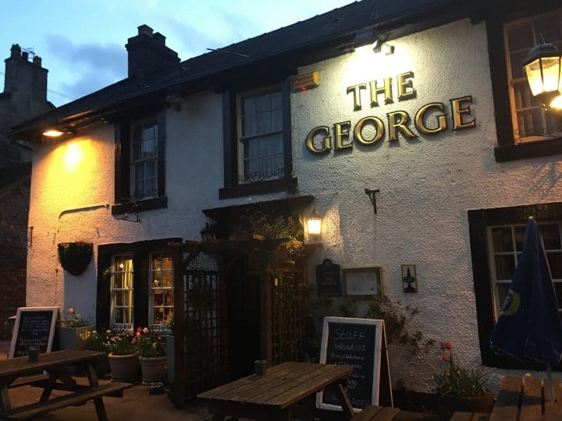 At the George, a proper public house in Castleton, it's hard to find good help. 
