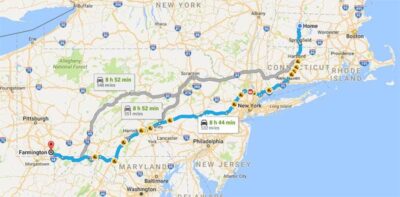 The drive to Farmington PA is daunting, I don