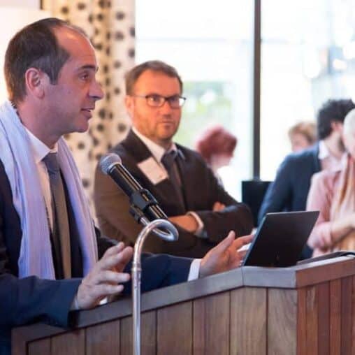 Loic Chovelon, General Manager of Provence-Alpes-Cote D'Azur Tourism board at last night's event.