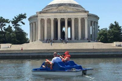The Jefferson Memorial from the paddleboats.