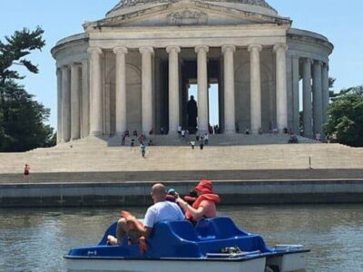 The Jefferson Memorial from the paddleboats.