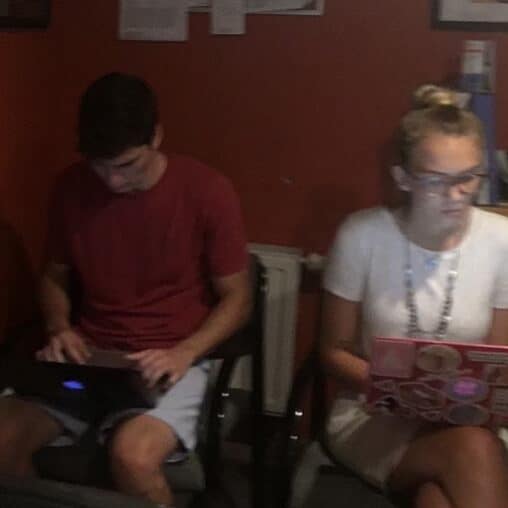 Shane and Olivia, our hard-working GoNOMAD summer interns.