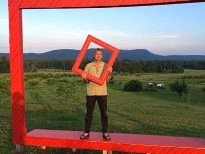 Jean-Pierre Pasche in Park HIl Orchard in Easthampton.
