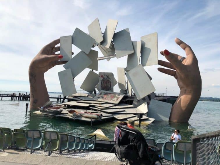 Bregenzerwald, Austria: Whimsy and Beauty 4 The lakefront Bregenz Opera House features a floating stage, where the singers perform the operas, like this set for Carmen.