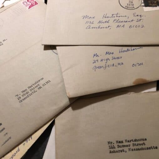 Letters from Mom and Dad from 40 years ago.