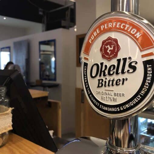Okells is the local beer on the Isle of Man.
