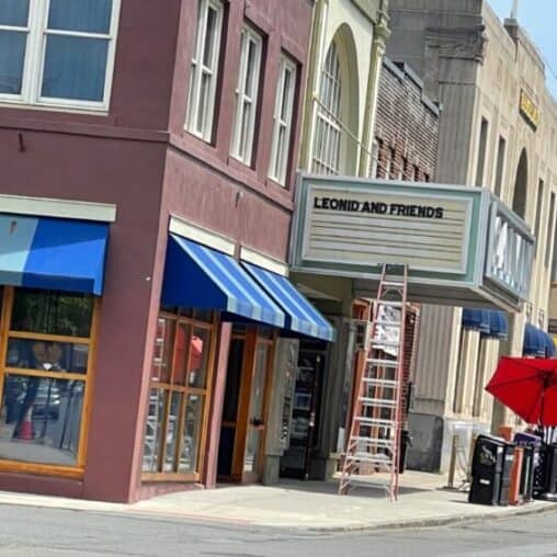 Sign of the times: Calvin marquee update.