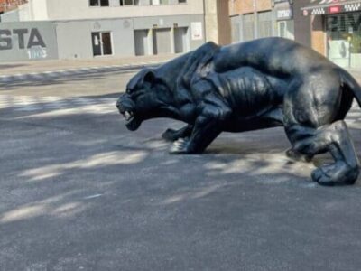 boa vista panthers statue