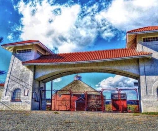 The Grand Entrance to the Franklin County Fairgrounds in Greenfield MA.