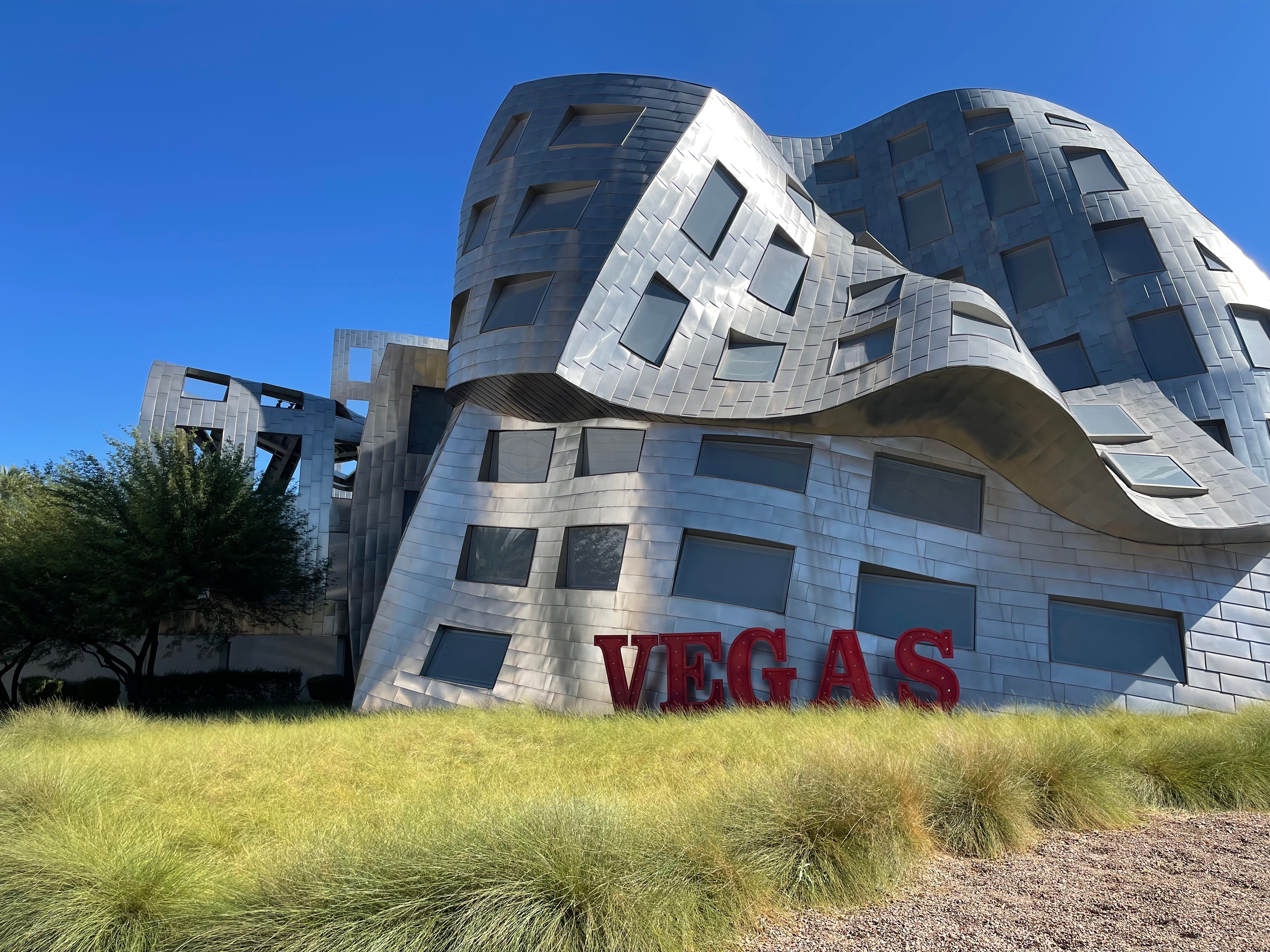 The crazy looking Keep Memory Alive building in Vegas designed by Frank Gehry