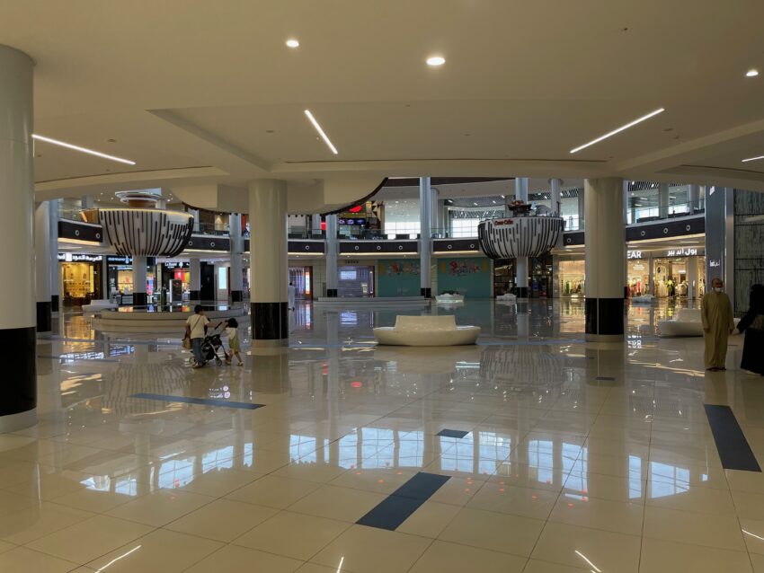 Shopping mall in Tabuk Saudi Arabia.