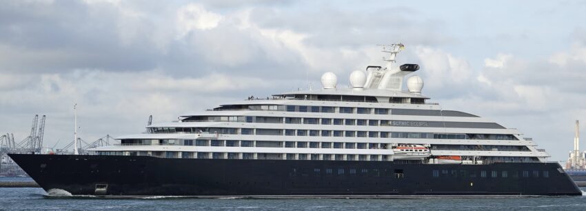 Scenic Eclipse, built in 2020, a luxury discover vessel equipped with two helicopters and a submarine. my Birthday cruise