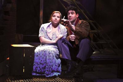 Abigail Milnor-Sweetser and Robbie Simpson in The Glass Menagerie.