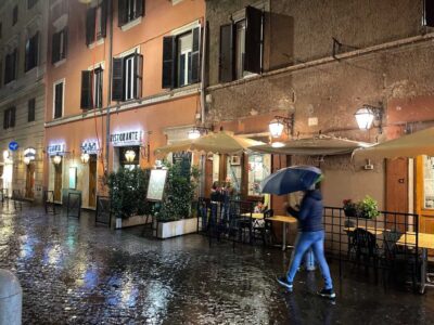 Looking for the right pasta in Rome.
