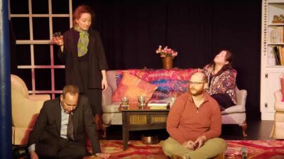Thomas Piccin, Maggie McCally, Matt O'Reilly and Gilana Chemlimsky in God of Carnage.