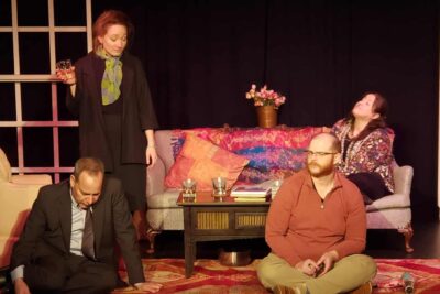 Thomas Piccin, Maggie McCally, Matt O'Reilly and Gilana Chemlimsky in God of Carnage.