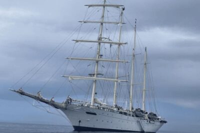 Star Clipper on the Mediterranean