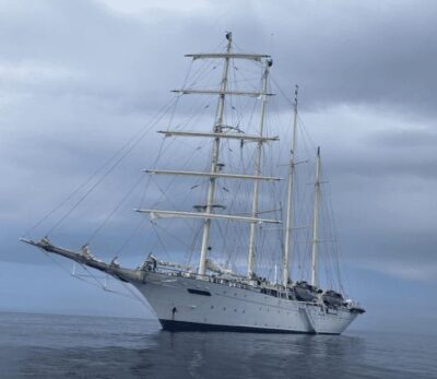 Star Clipper on the Mediterranean