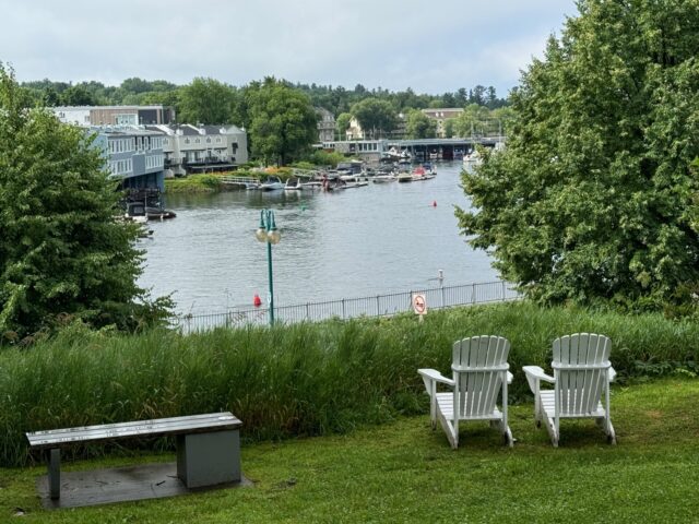 Lake Mephremagog in Magog Quebec