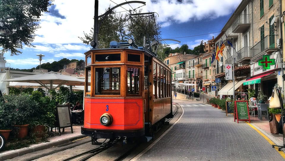 Ferrocarril de Soller is a miniature train in Mallorca.