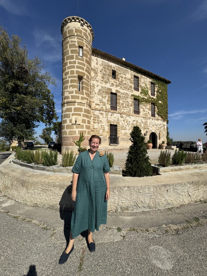 Elena de Carandini, owner of the Raimat Castle and the surrounding vineyards in Spain.