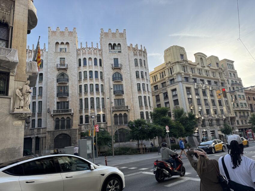 Gaudi building in Barcelona.