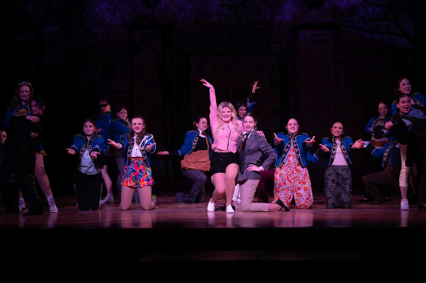 Legally Blonde Jr cast at Ja'Duke in Turners Falls.